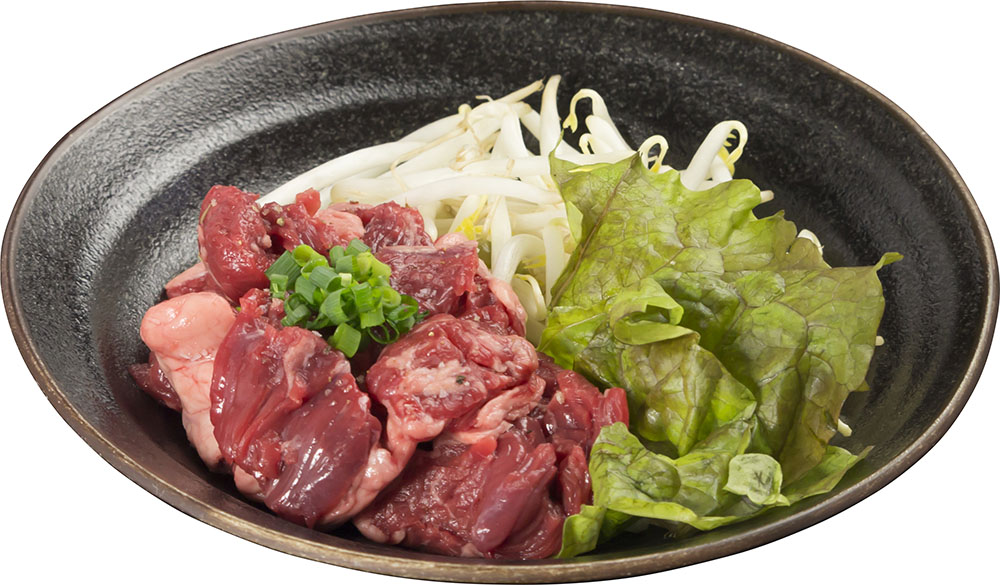 牛赤身肉のステーキ