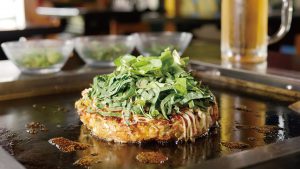 野草のお好み焼き